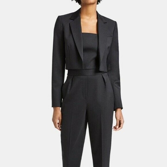 Theory Cube Crop Jacket Blazer Size 8 - Picture 2 of 7